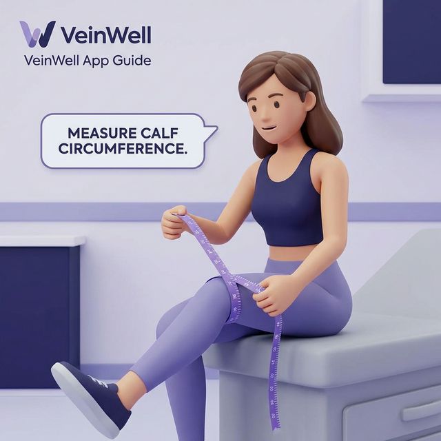 VeinWell Measurement Guide Diagram